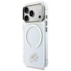 Etui Karl Lagerfeld IML KL Script Logo   MagSafe do iPhone 17 Pro Max przezroczysty